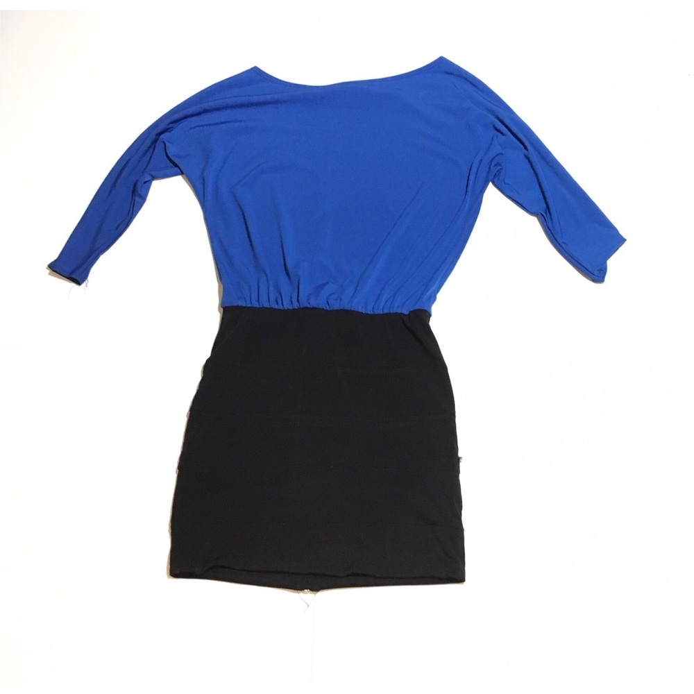 Hollywood NY Blue and Black Dress